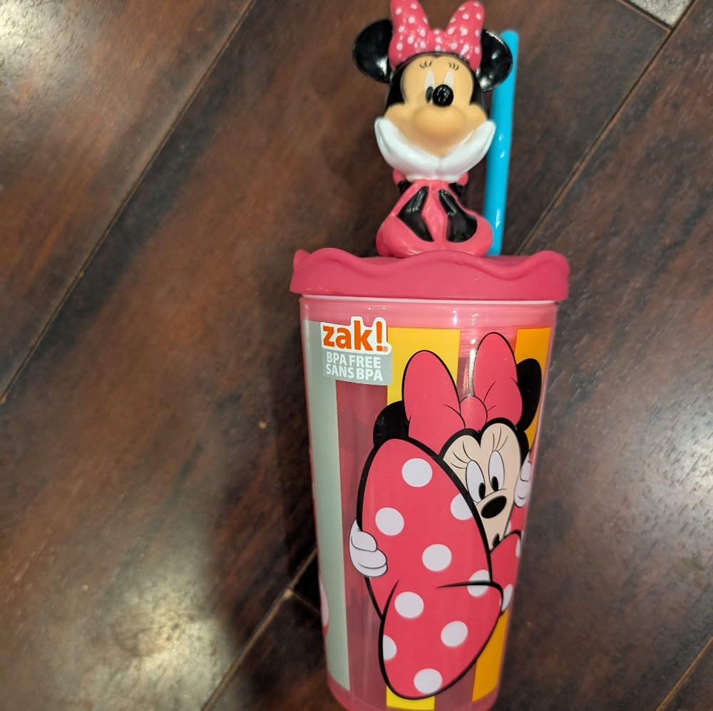 Zak! Minnie Mouse Pink and Red Tumbler